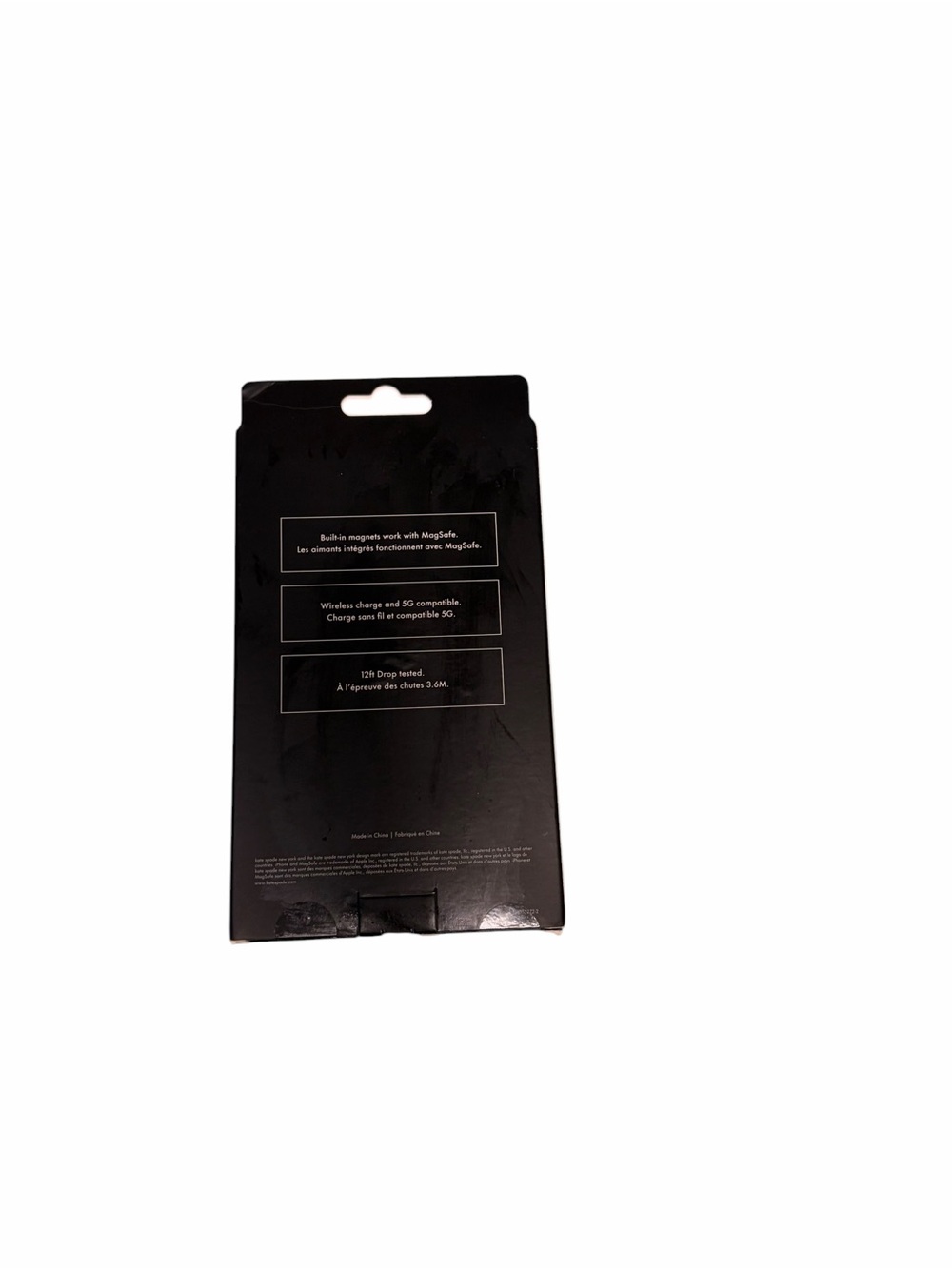 Kate Spade Tortoiseshell iPhone 13 14 15 Protective Case - Brown/Black Mag Safe - Picture 3 of 3